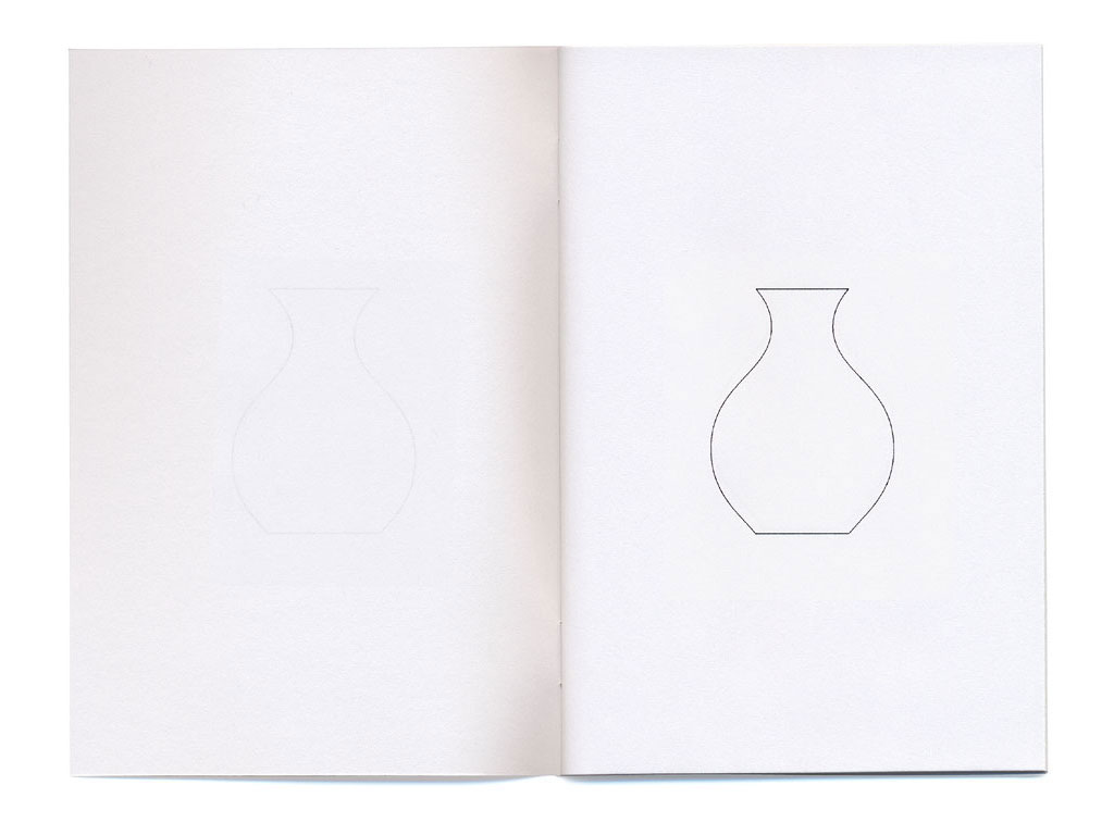 Claude Closky, ‘24 vases,’ 1994, artist’s publication. Photocopy, 48 pages, 14 x 10 cm.