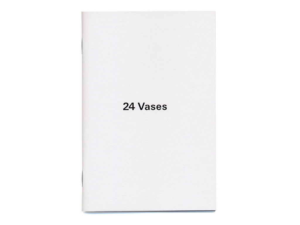 Claude Closky, ‘24 vases,’ 1994, artist’s publication. Photocopy, 48 pages, 14 x 10 cm.
