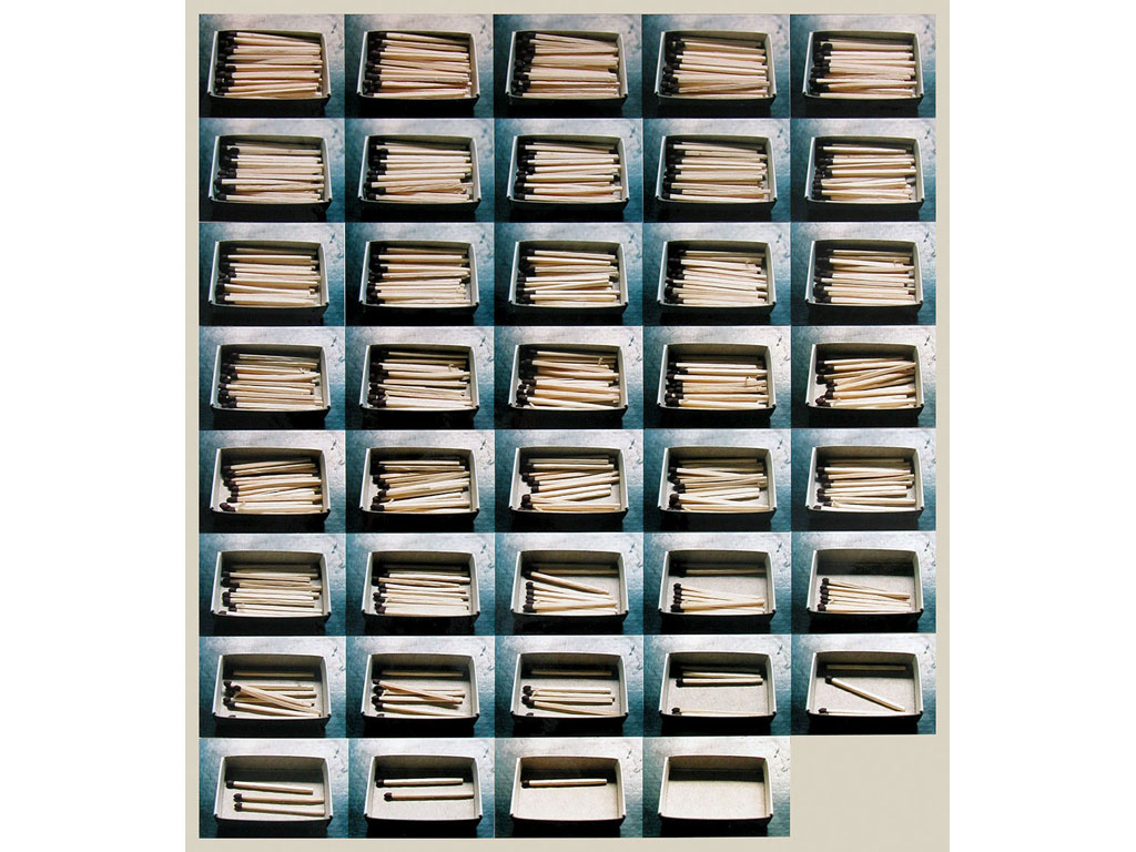 Claude Closky, ‘48 matches’, 1993, c-print, 58 x 52 cm.