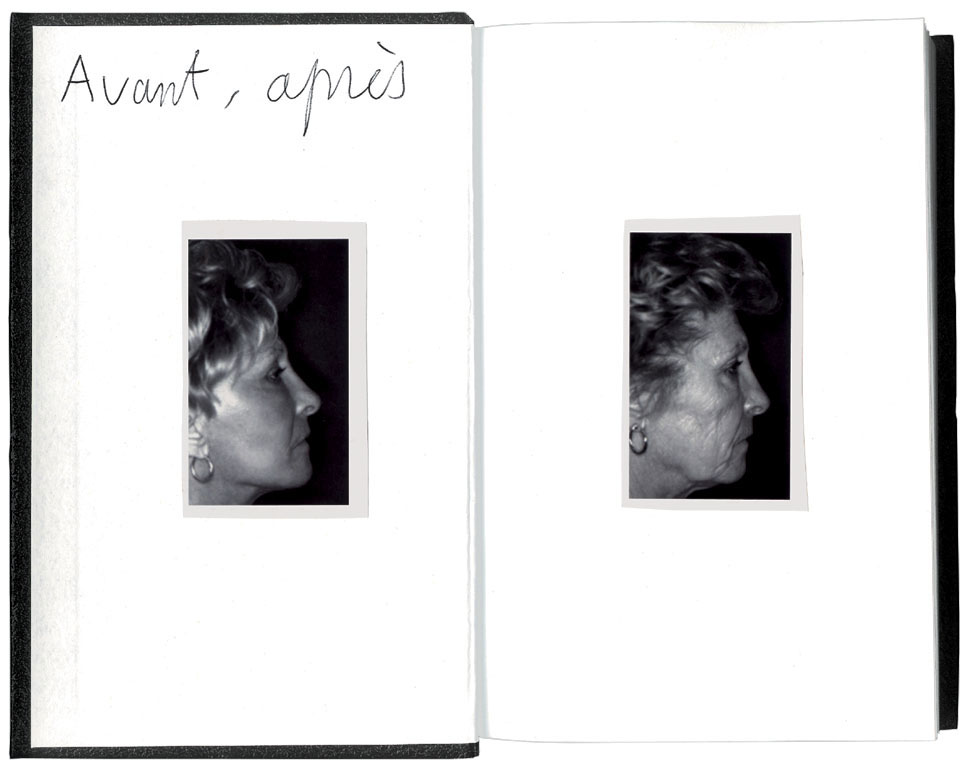 Claude Closky, ‘Avant, après [Before, After]’, 1997, collage, sketchbook, 200 pages, 21.5 x 14.5 cm.