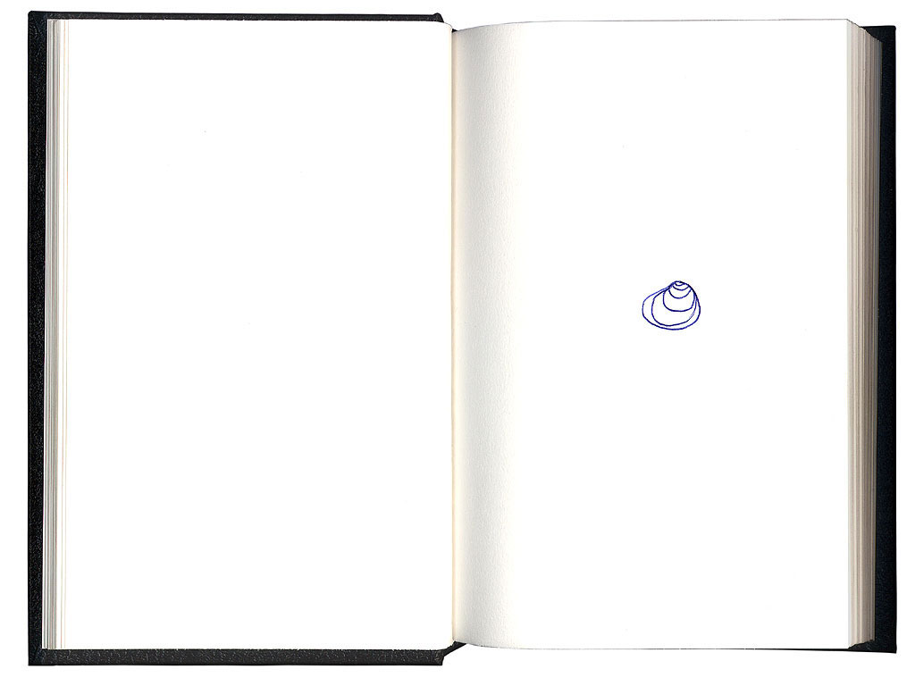Claude Closky, ‘Shell’, 1994, ballpoint pen on sketch pad, 200 pages, 21,5 x 14,5 cm.