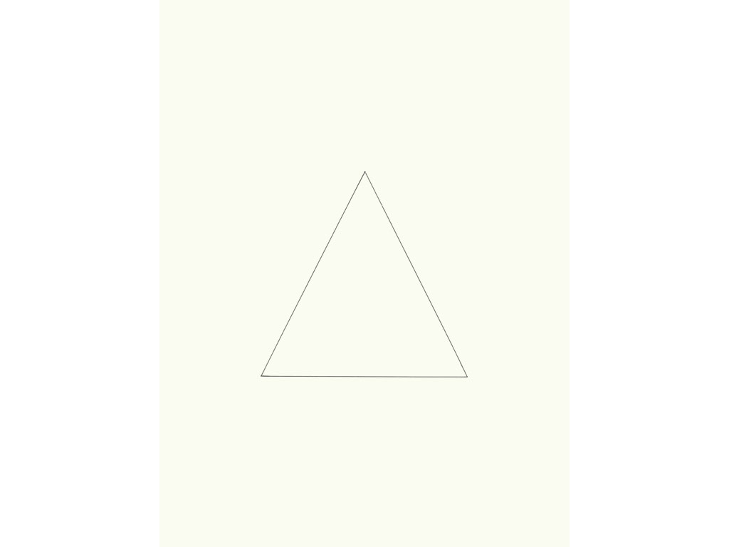 Claude Closky, ‘Inside (triangle)’, 2008, black ballpoint on paper, diptyque, twice 40 x 30 cm.