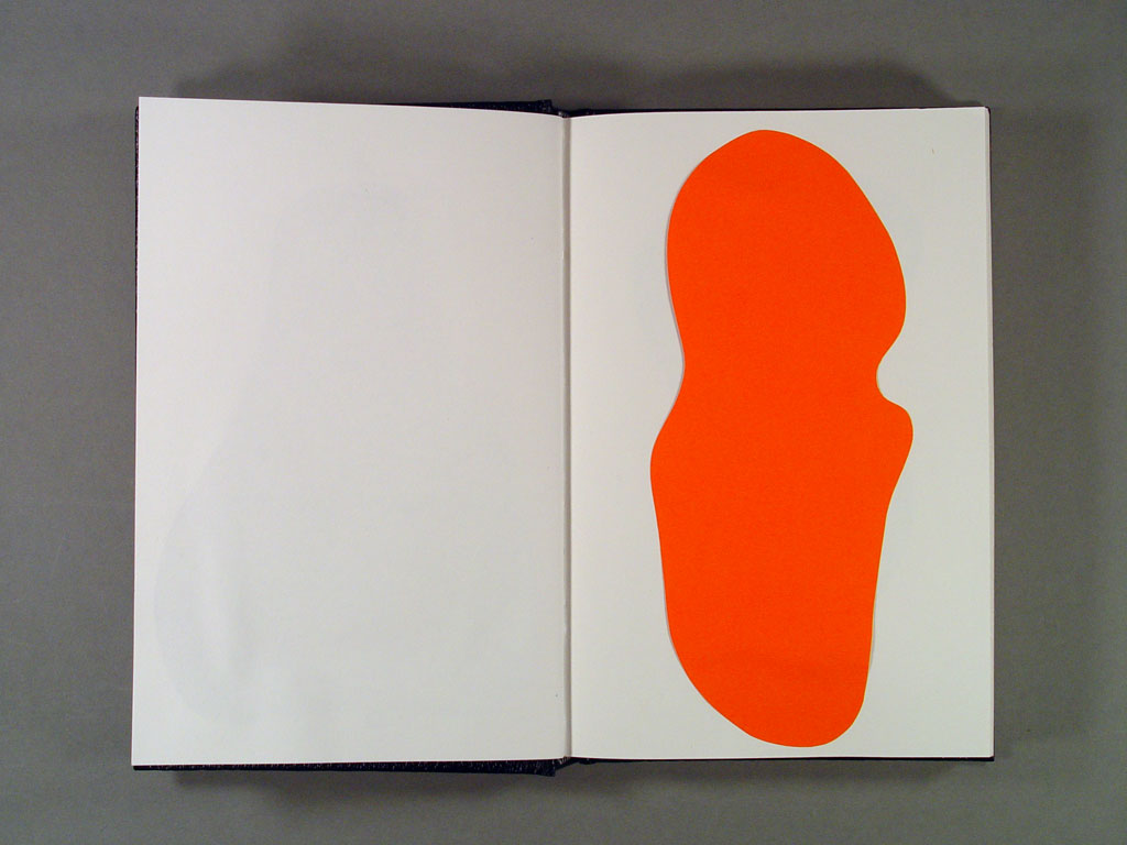 Claude Closky, ‘Les Barbapapa vus de dos’, 1997, collage, sketch book, 200 pages, 21,5 x 14,5 cm.