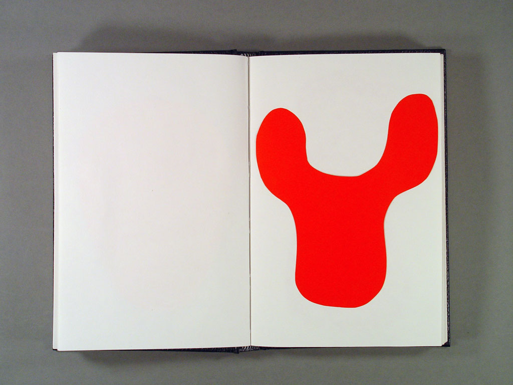 Claude Closky, ‘Les Barbapapa vus de dos’, 1997, collage, sketch book, 200 pages, 21,5 x 14,5 cm.