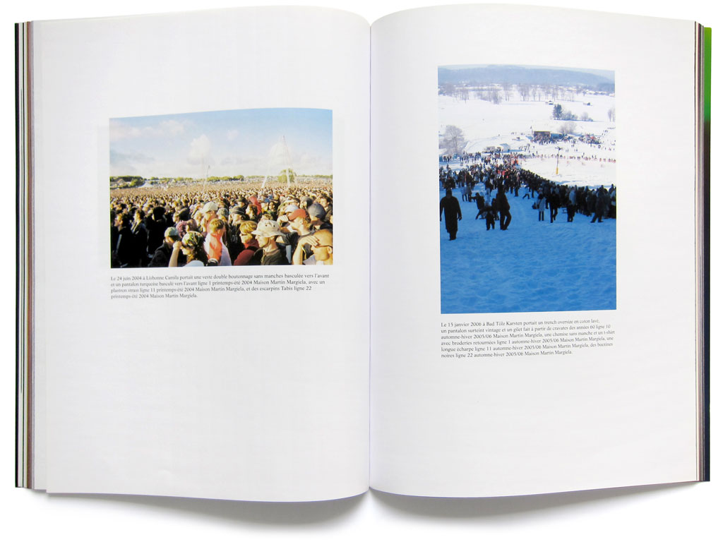 Claude Closky, ‘Maison Martin Margiela in Summer and in Winter,’ 2009, spring-summer. Paris: Traffic 5, p. 76-83.