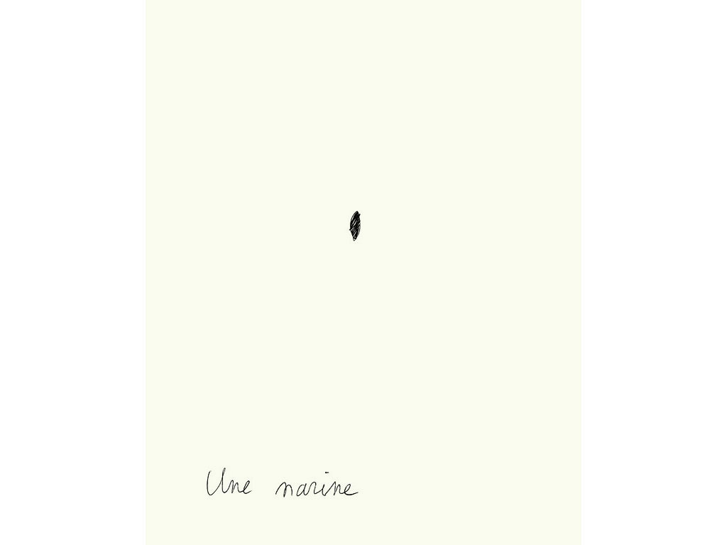 Claude Closky, ‘Une narine [A nostril]’, 1993, ballpoint pen on paper, 30 x 24 cm.