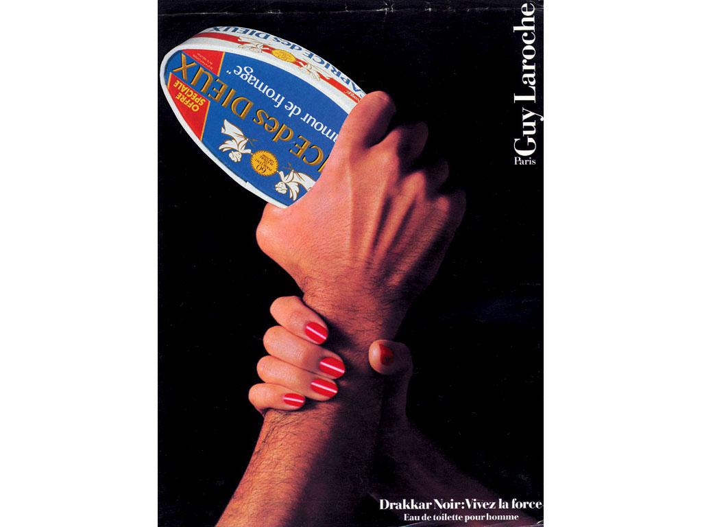 Claude Closky, ‘Untitled (Guy Laroche - Caprice des Dieux)’, 1995, collage, 29,5 x 23 cm.