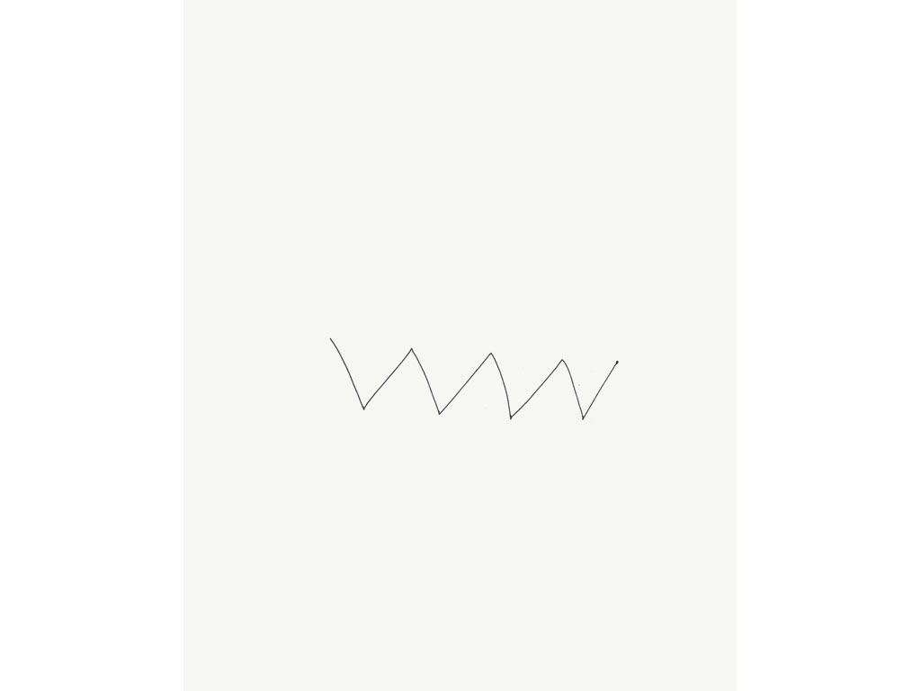 Claude Closky, ‘Untitled (WW)’, 1994, ballpoint pen on paper, 30 x 24 cm.