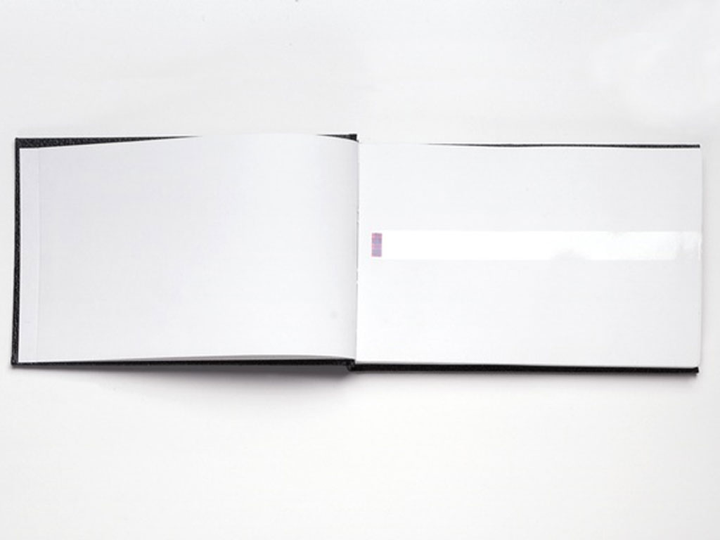 Claude Closky, ‘Sketch book & tape’, 1990, transparent tape on a sketch pad, 200 pages, 14 x 25 cm.