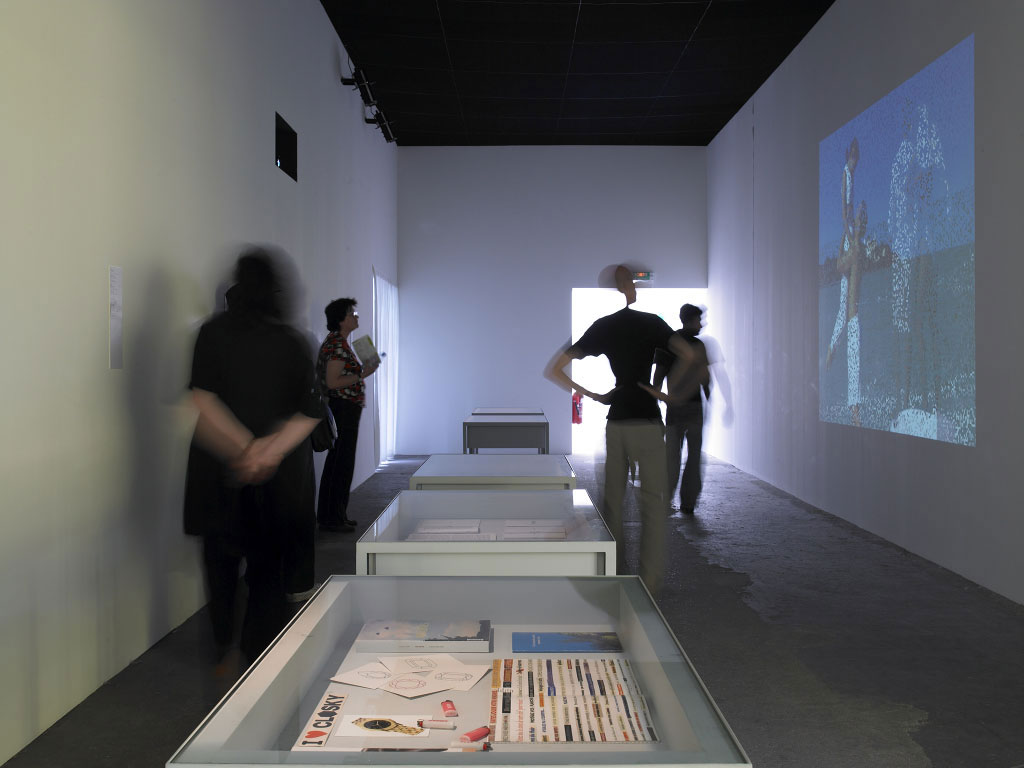 Claude Closky, ‘August holiday’, 1997-1998, projector, computer, silent, dimensions variable, loop (50 minutes). 